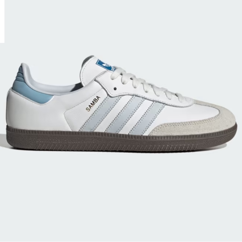 Samba OG shoes men’s 5/ women’s 6 core white/halo blue/ gum SOLD OUT